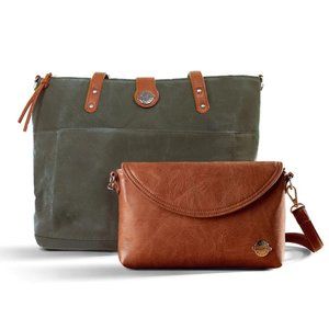 MomKindness Carry-All Tote Duo in Forest
